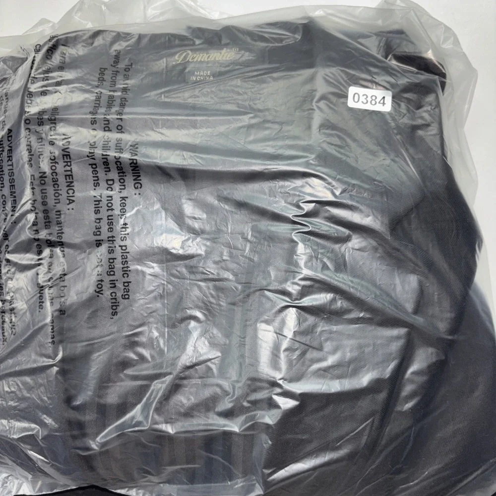Demantie mens‎ black Modern Tailored Fit Suit jacket size 34R